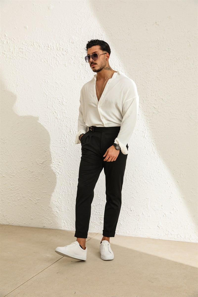 Detaylı Klasık Kumaş Pantolon
