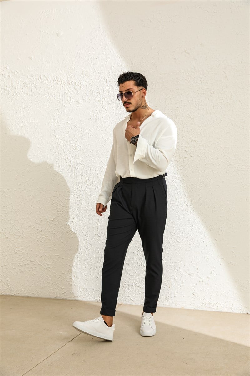 Detaylı Klasık Kumaş Pantolon