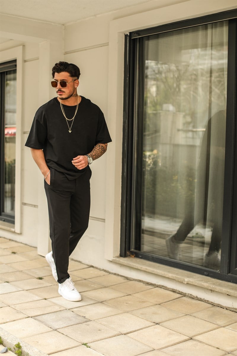 Double Paça Oversize İki İplik Takım
