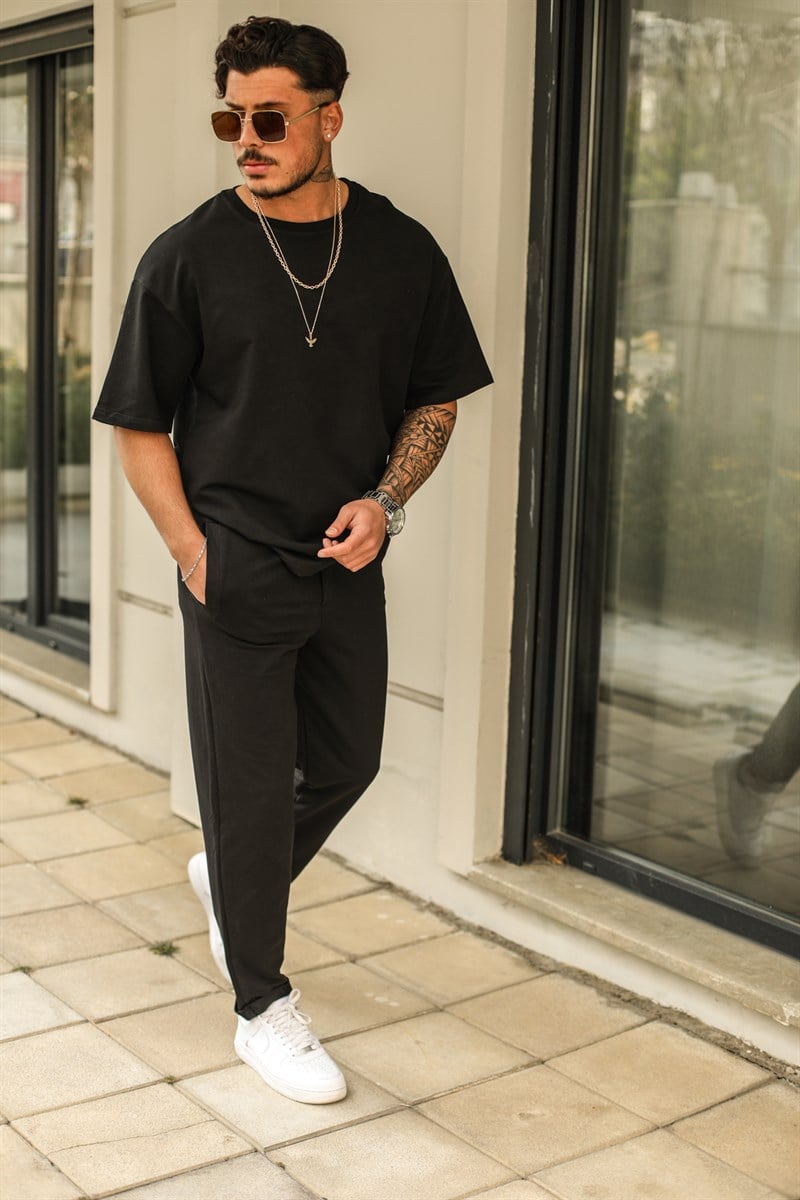 Double Paça Oversize İki İplik Takım