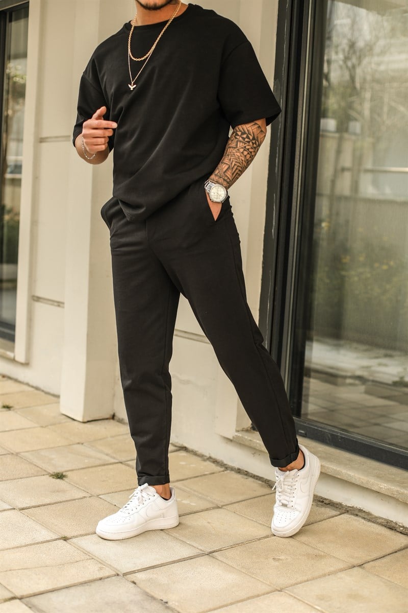 Double Paça Oversize İki İplik Takım