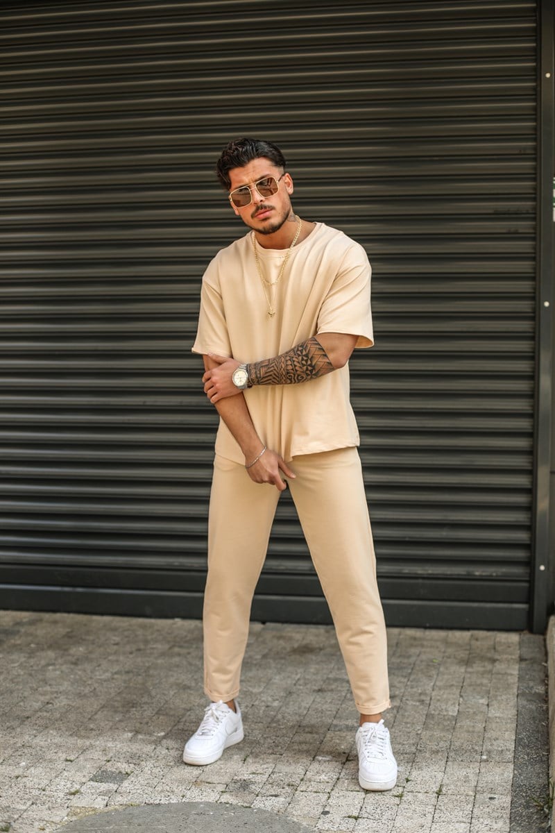 Double Paça Oversize İki İplik Takım
