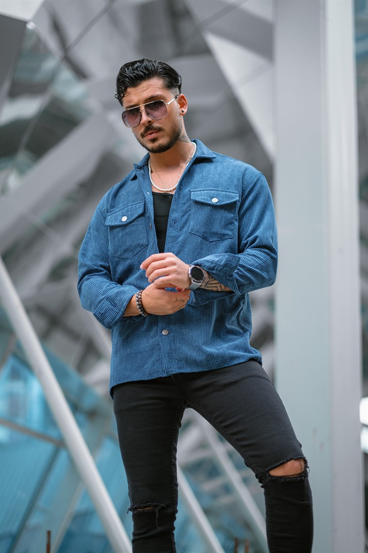 Double Pocket Oversize Kadife