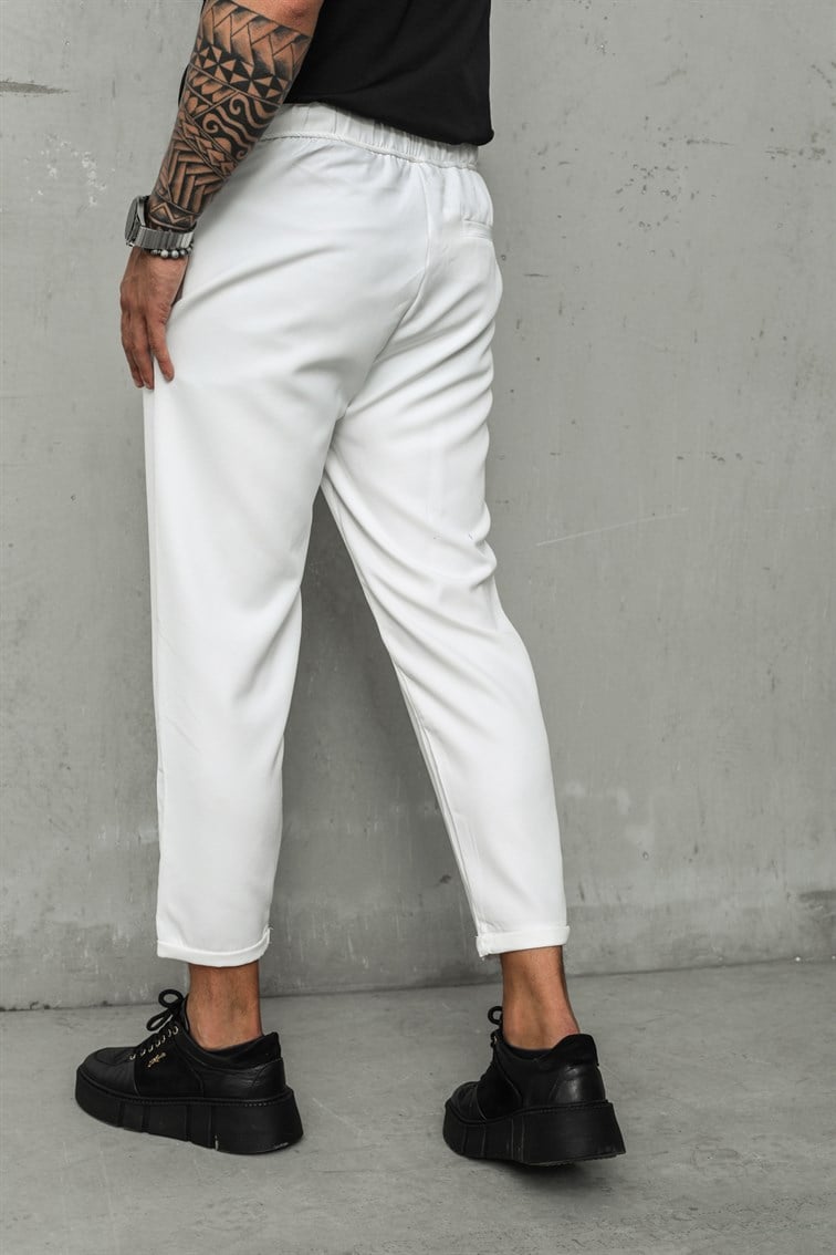 Düğmeli Double Paça Pantolon