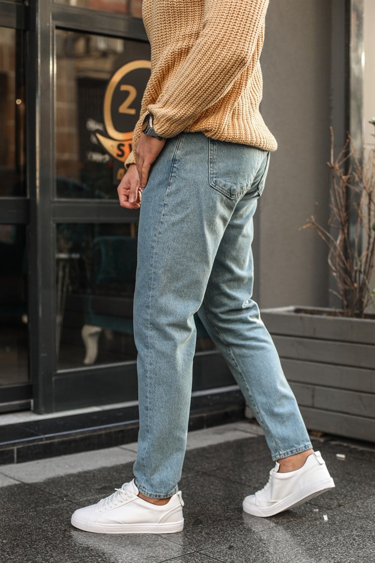 Düz Mom Jean