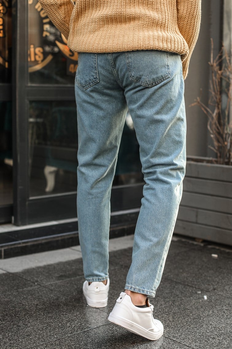 Düz Mom Jean
