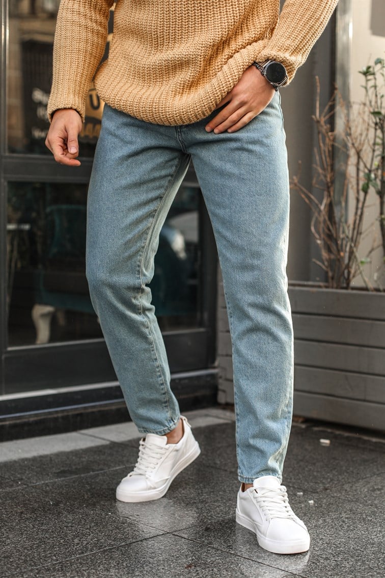 Düz Mom Jean
