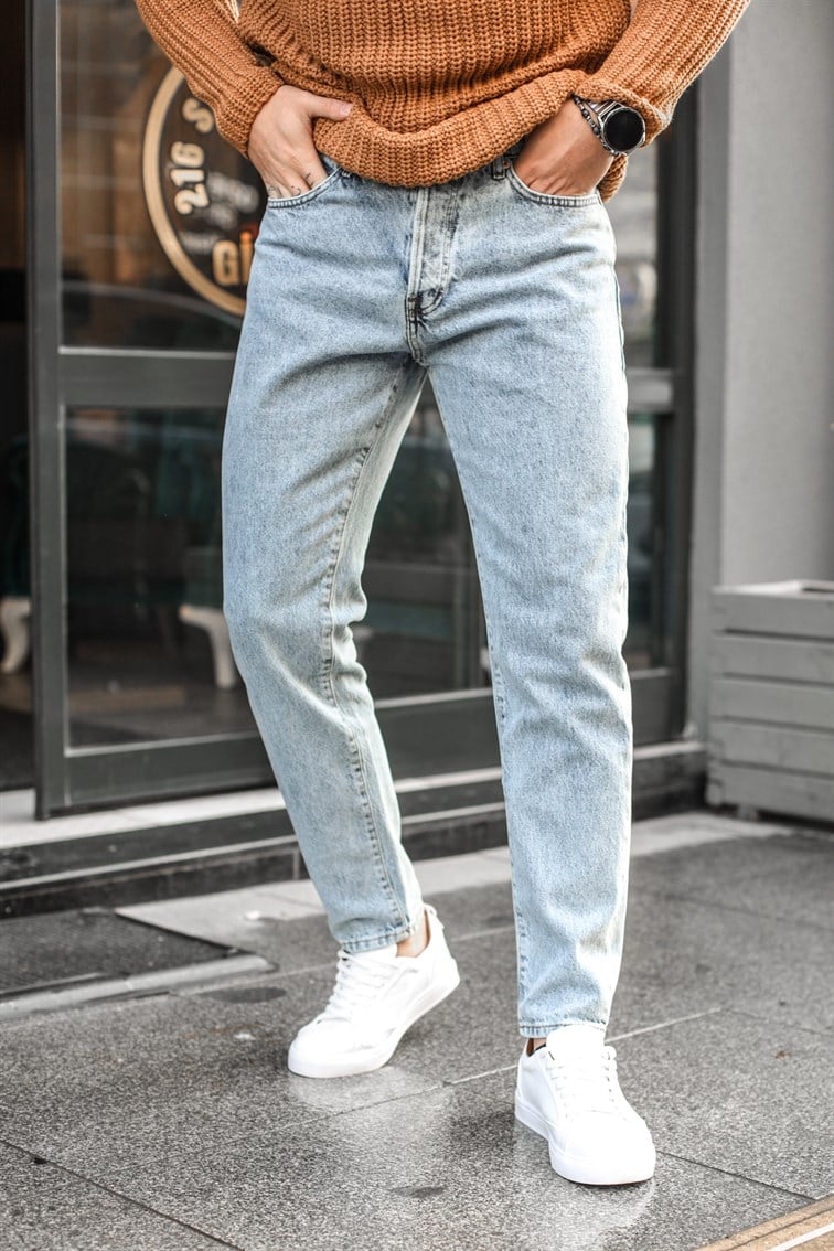 Düz Mom Jean
