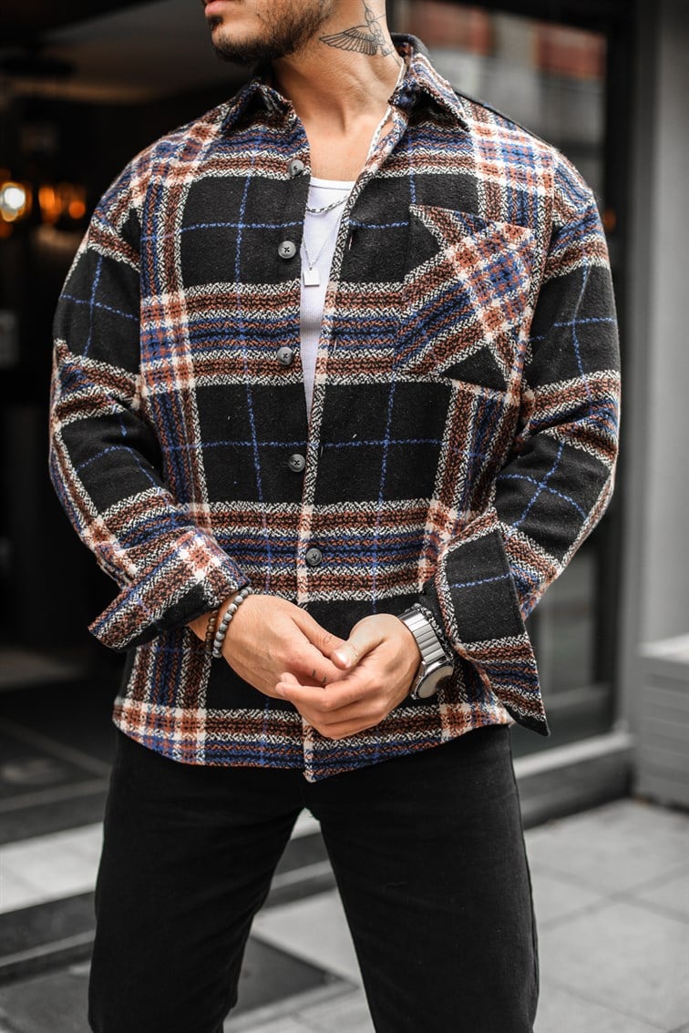 Ekose Oduncu Oversize Gömlek