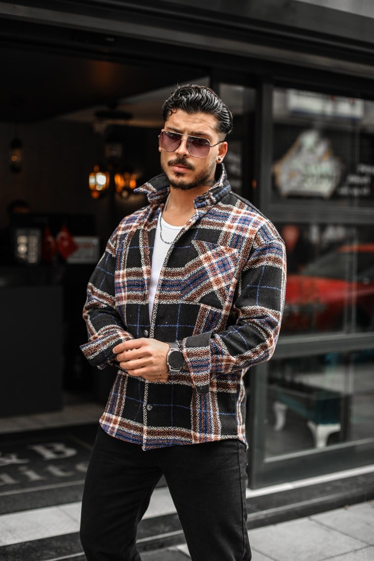 Ekose Oduncu Oversize Gömlek