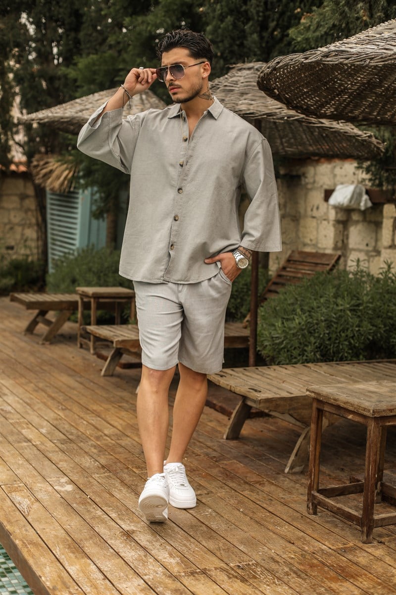 Fakir Kol Oversize Gömlek