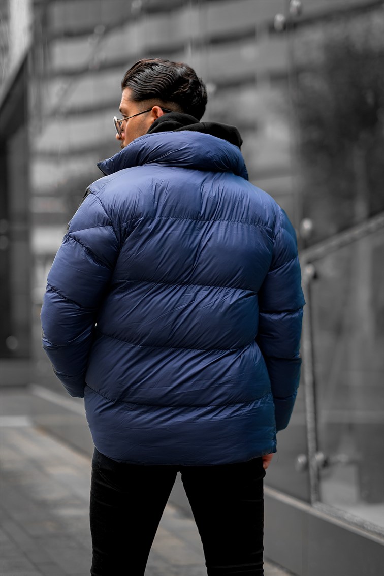Fermuar Detaylı Şişme Mont