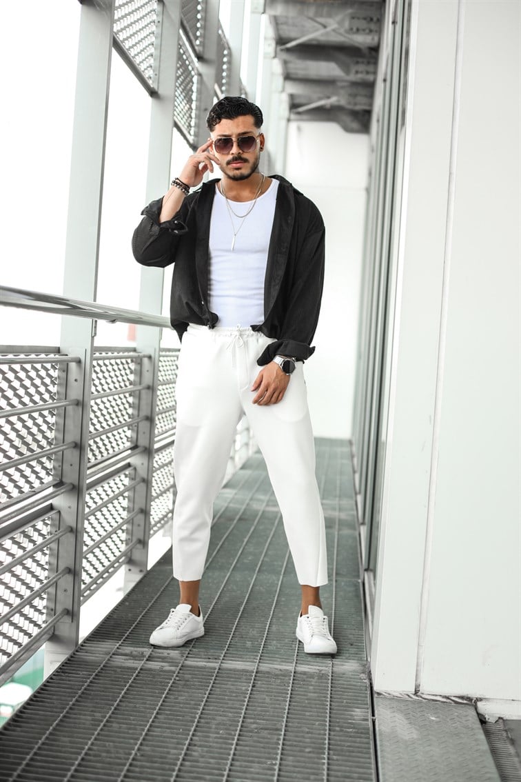 Fitilli Oversize Gömlek