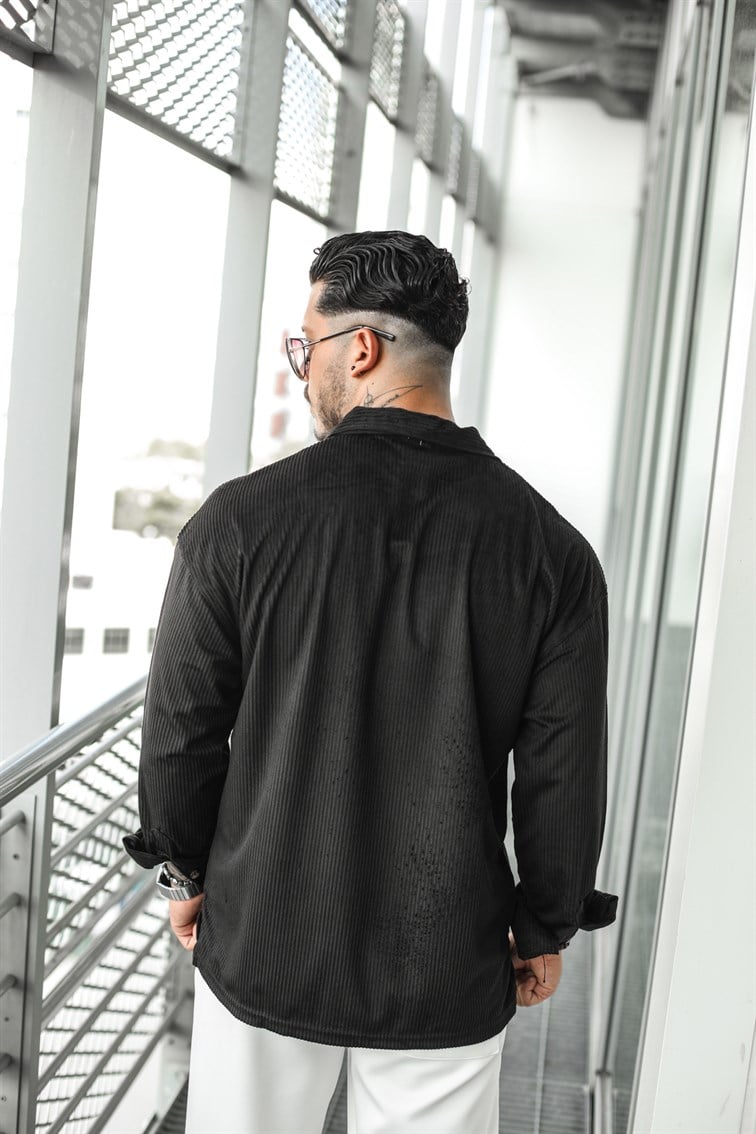 Fitilli Oversize Gömlek