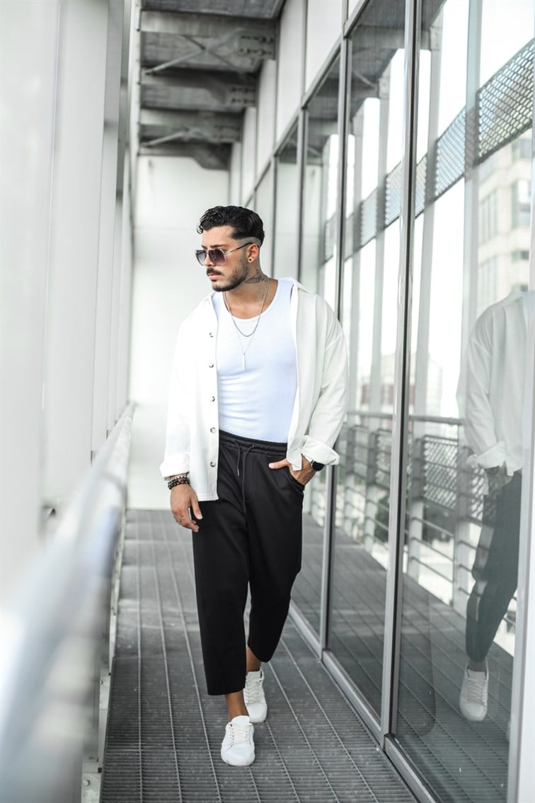 Fitilli Oversize Gömlek