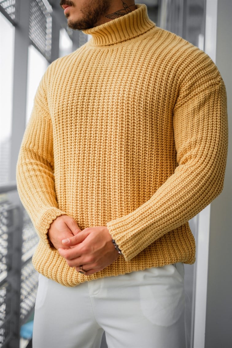 Geniş Örme Oversize Kazak