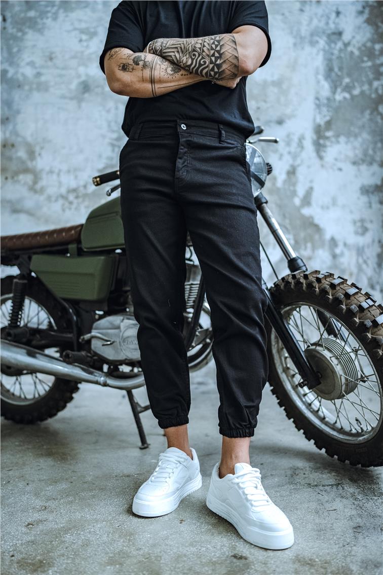 Jogger Jean Siyah