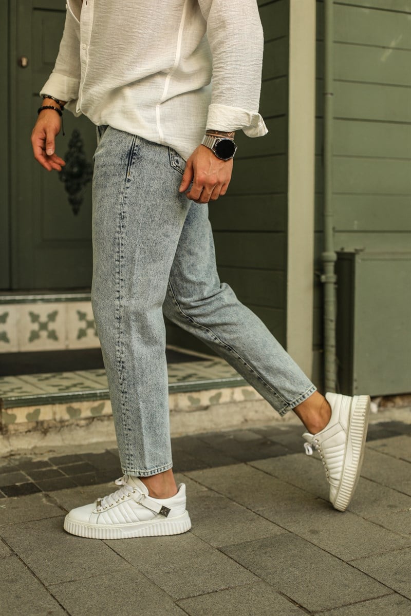 Kar Yıkama Basic Mom Jean