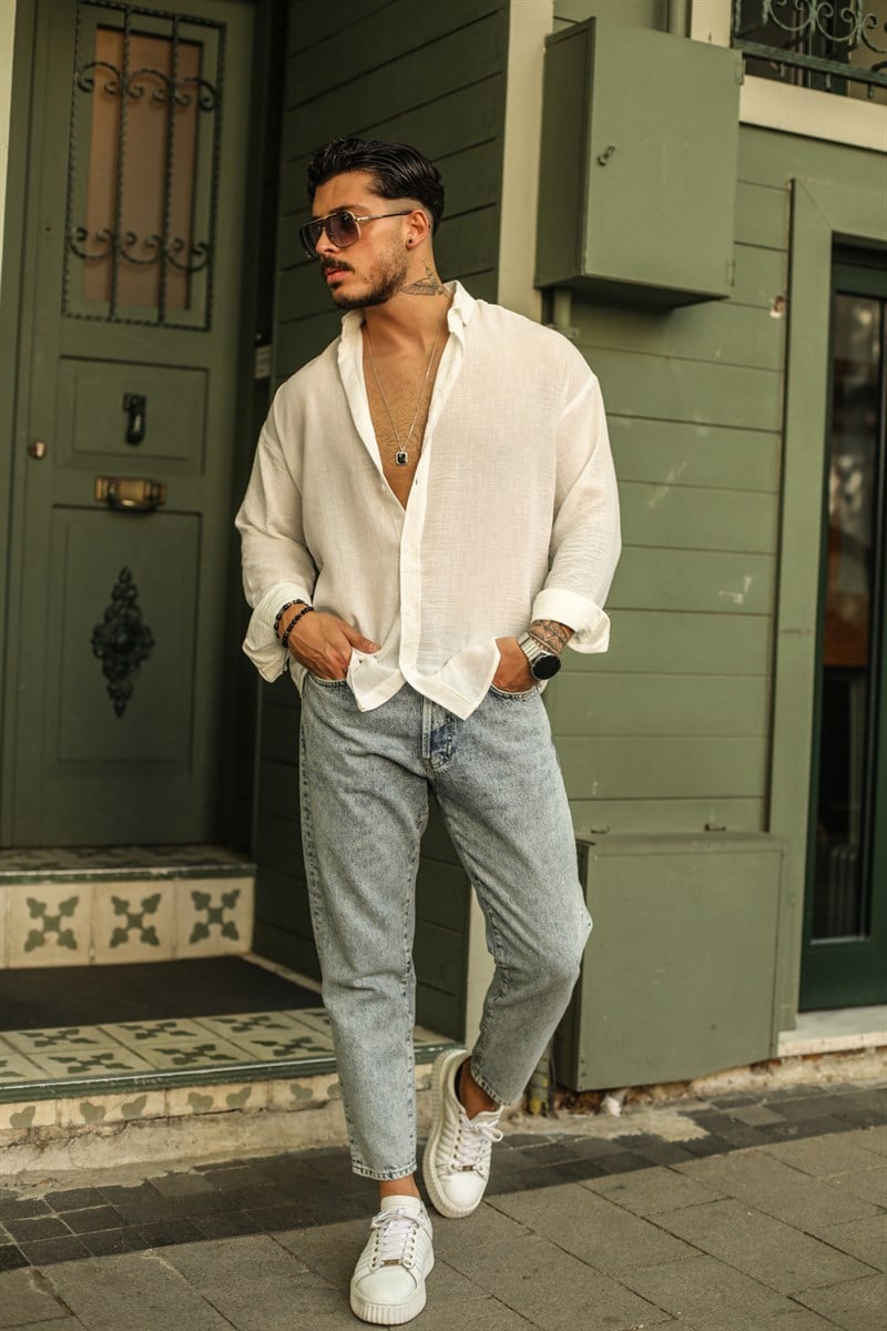 Kar Yıkama Basic Mom Jean