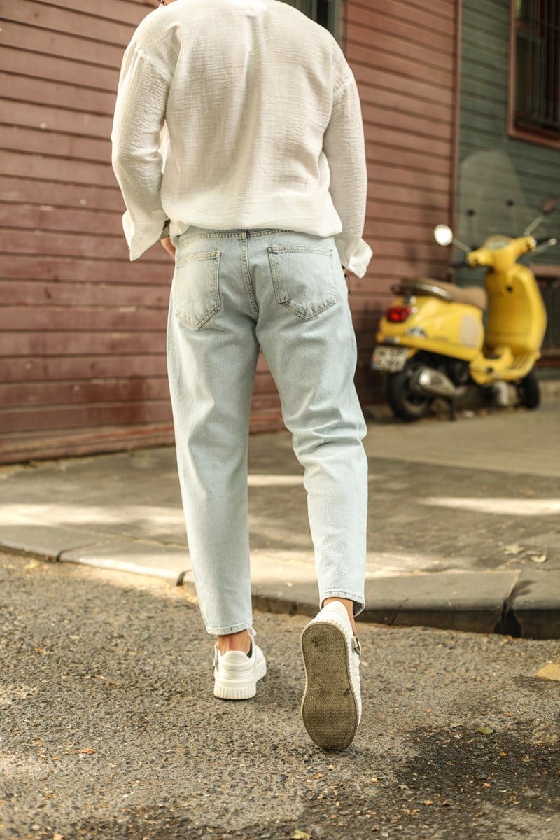 Kar Yıkama Basic Mom Jean
