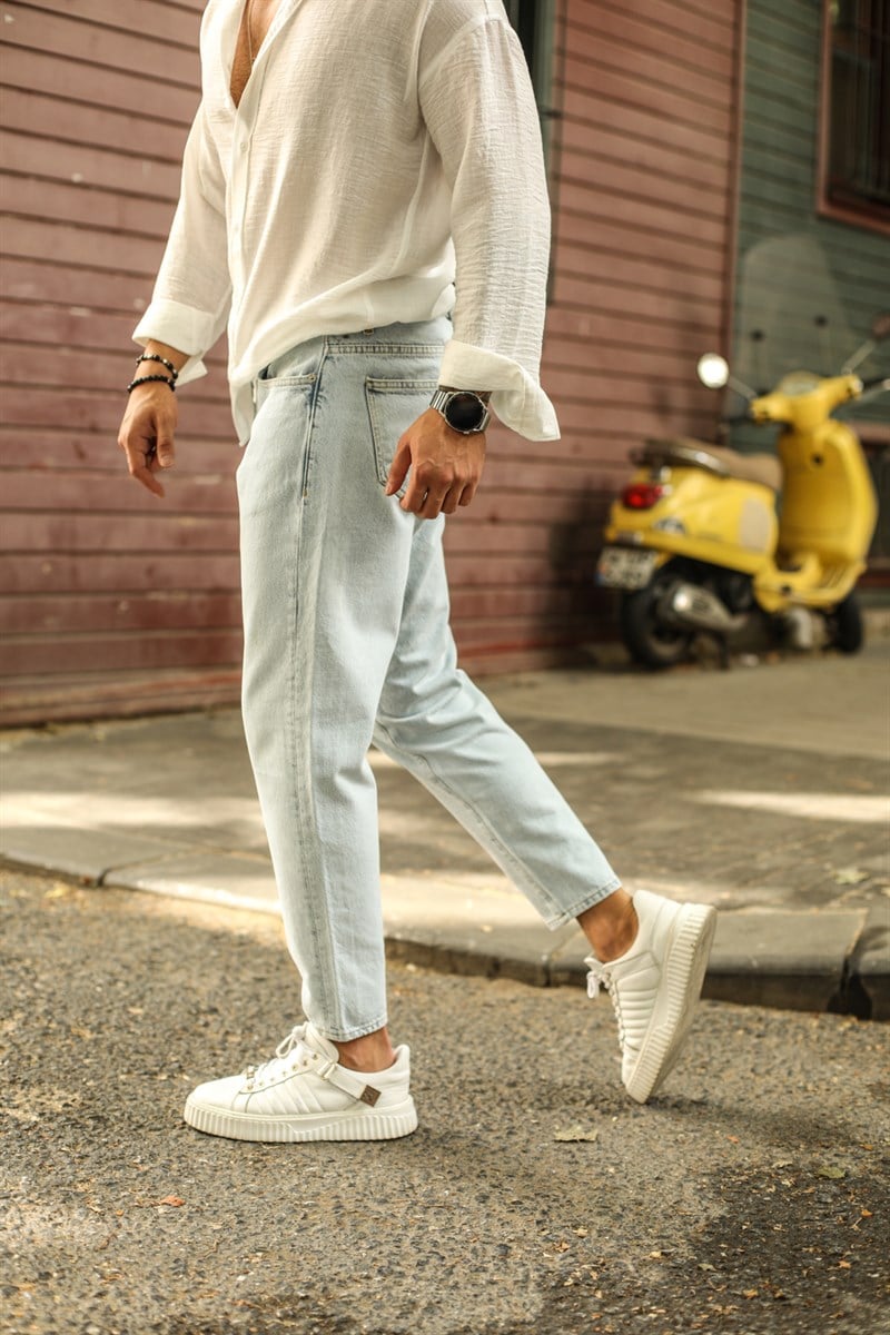 Kar Yıkama Basic Mom Jean