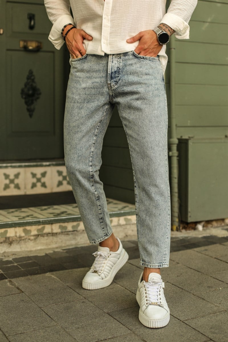Kar Yıkama Basic Mom Jean