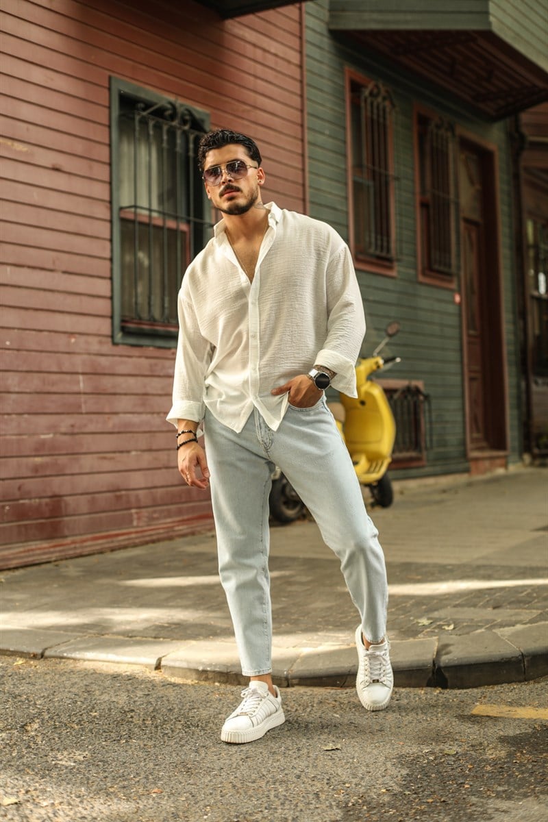 Kar Yıkama Basic Mom Jean