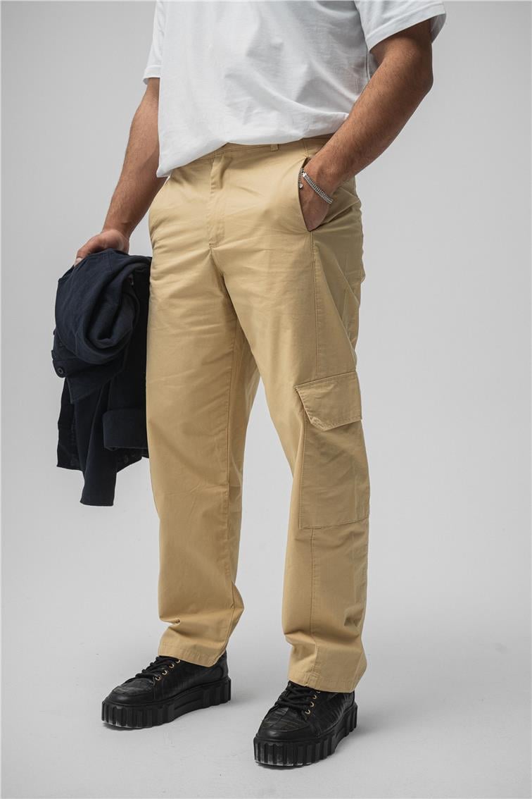 Kargo Cep Baggy Pant. Camel