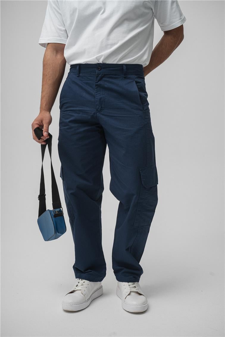 Kargo Cep Baggy Pant. Lacivert