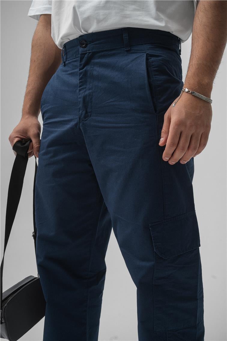 Kargo Cep Baggy Pant. Lacivert