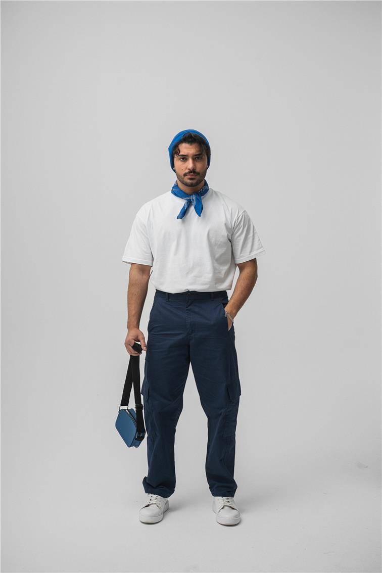 Kargo Cep Baggy Pant. Lacivert