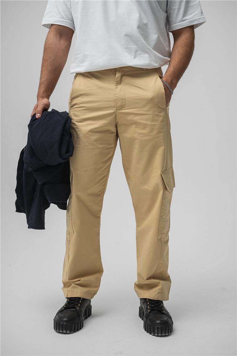 Kargo Cep Baggy Pant. Camel