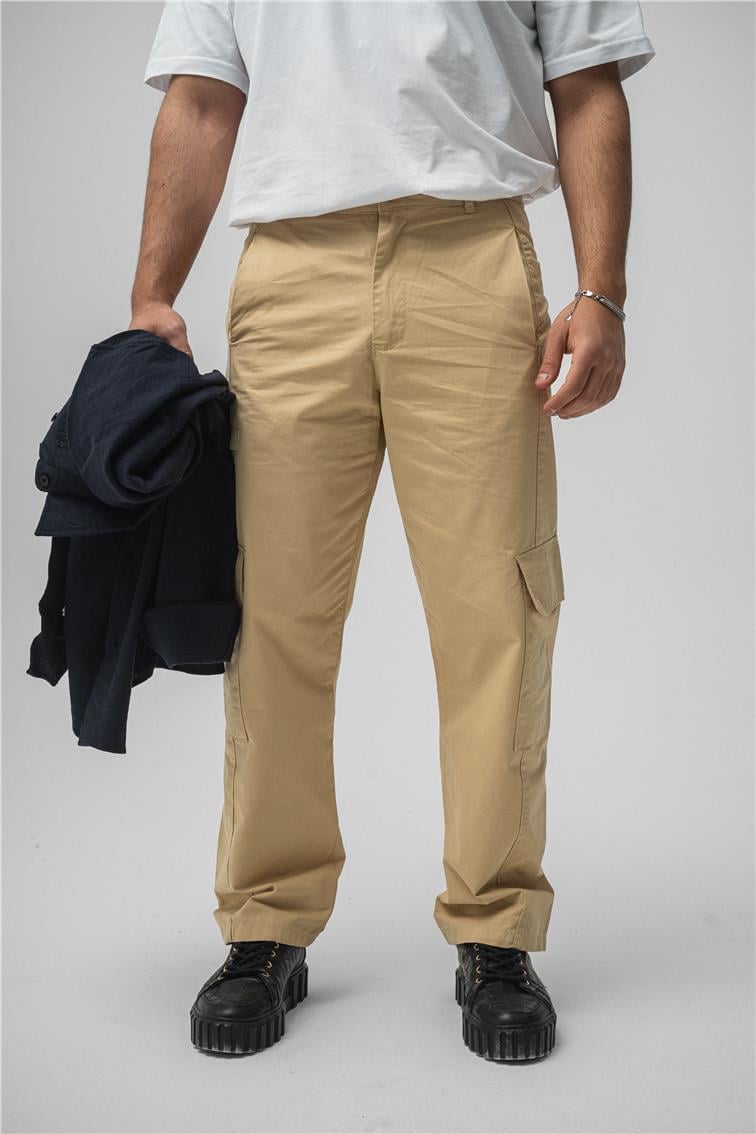 Kargo Cep Baggy Pant. Camel