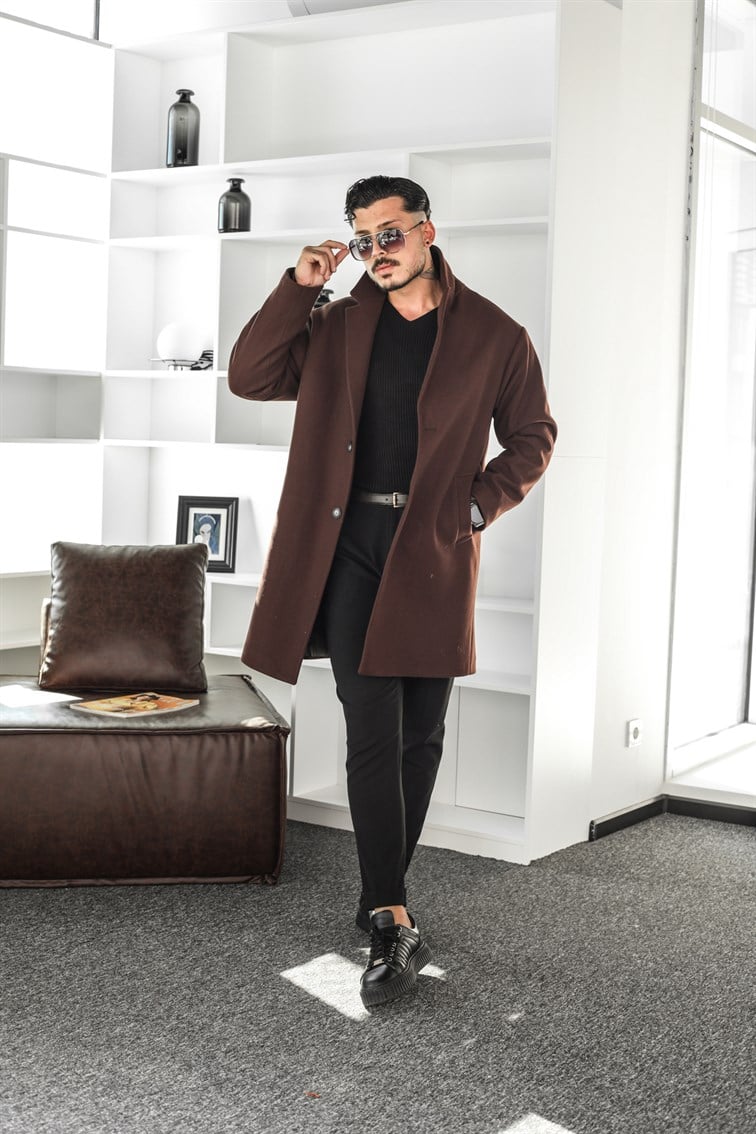 Kaşe Oversize Kaban