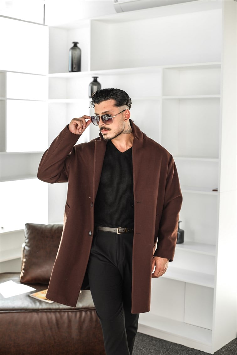 Kaşe Oversize Kaban