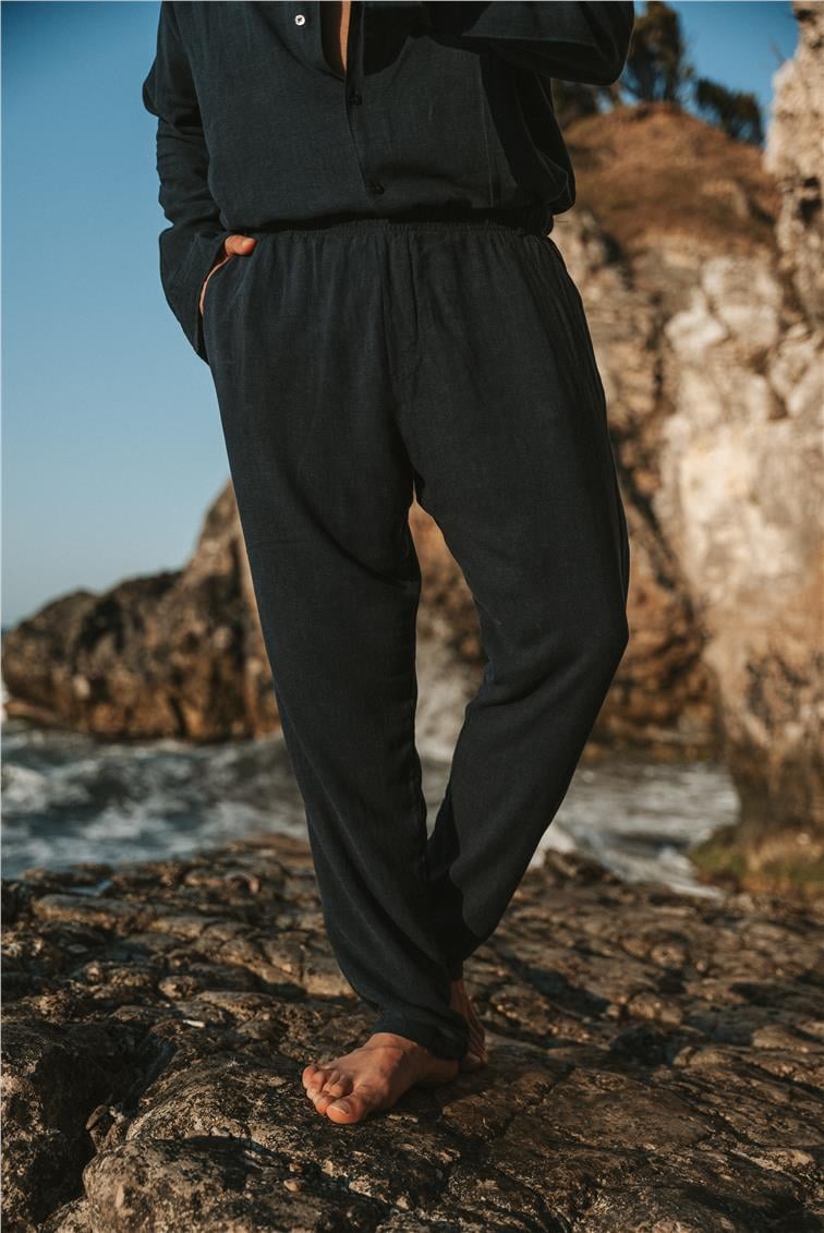 KETEN PANTOLON 1 Lacivert