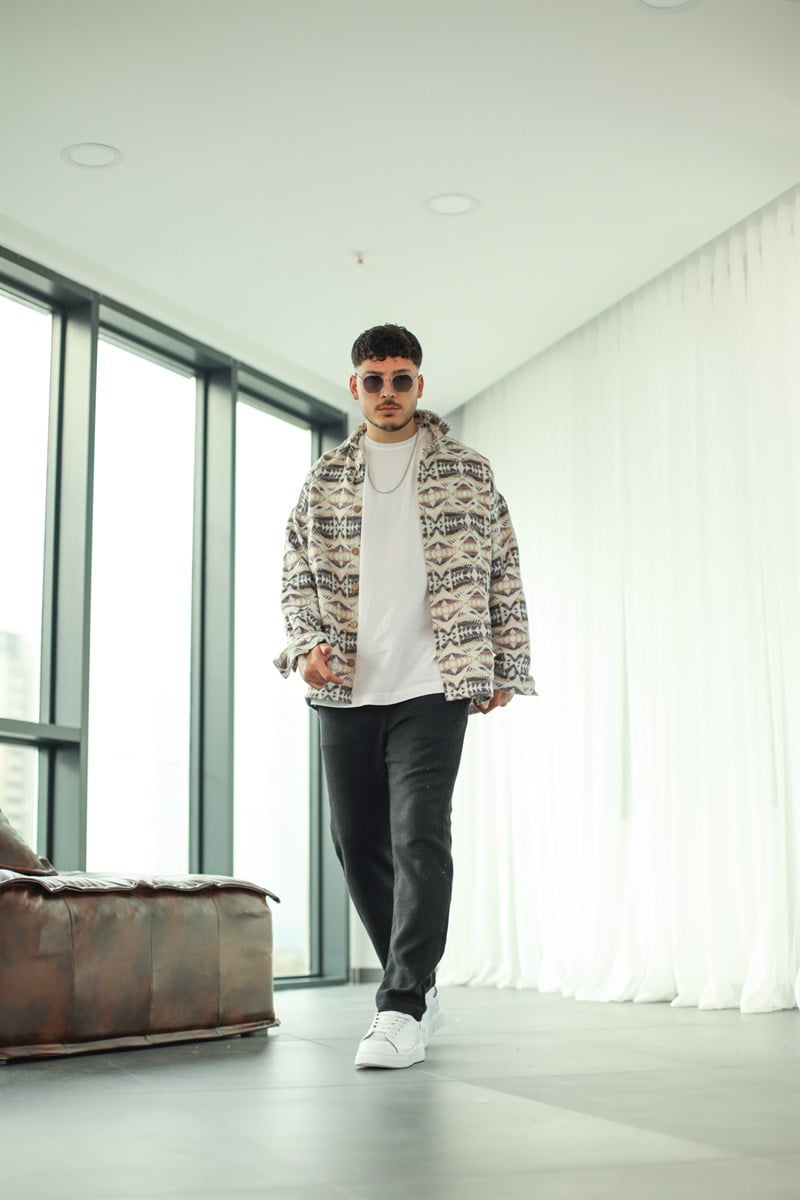 Kilim Desen Oduncu Gömlek