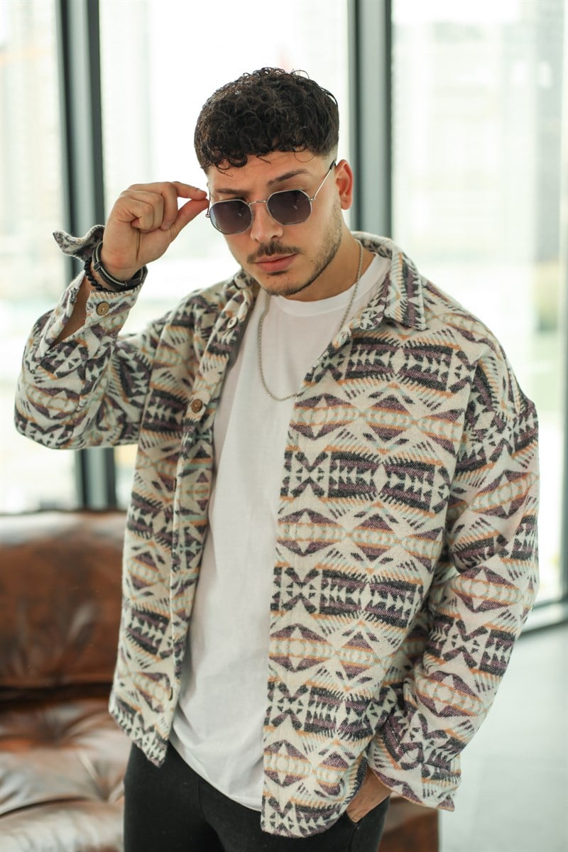 Kilim Desen Oduncu Gömlek