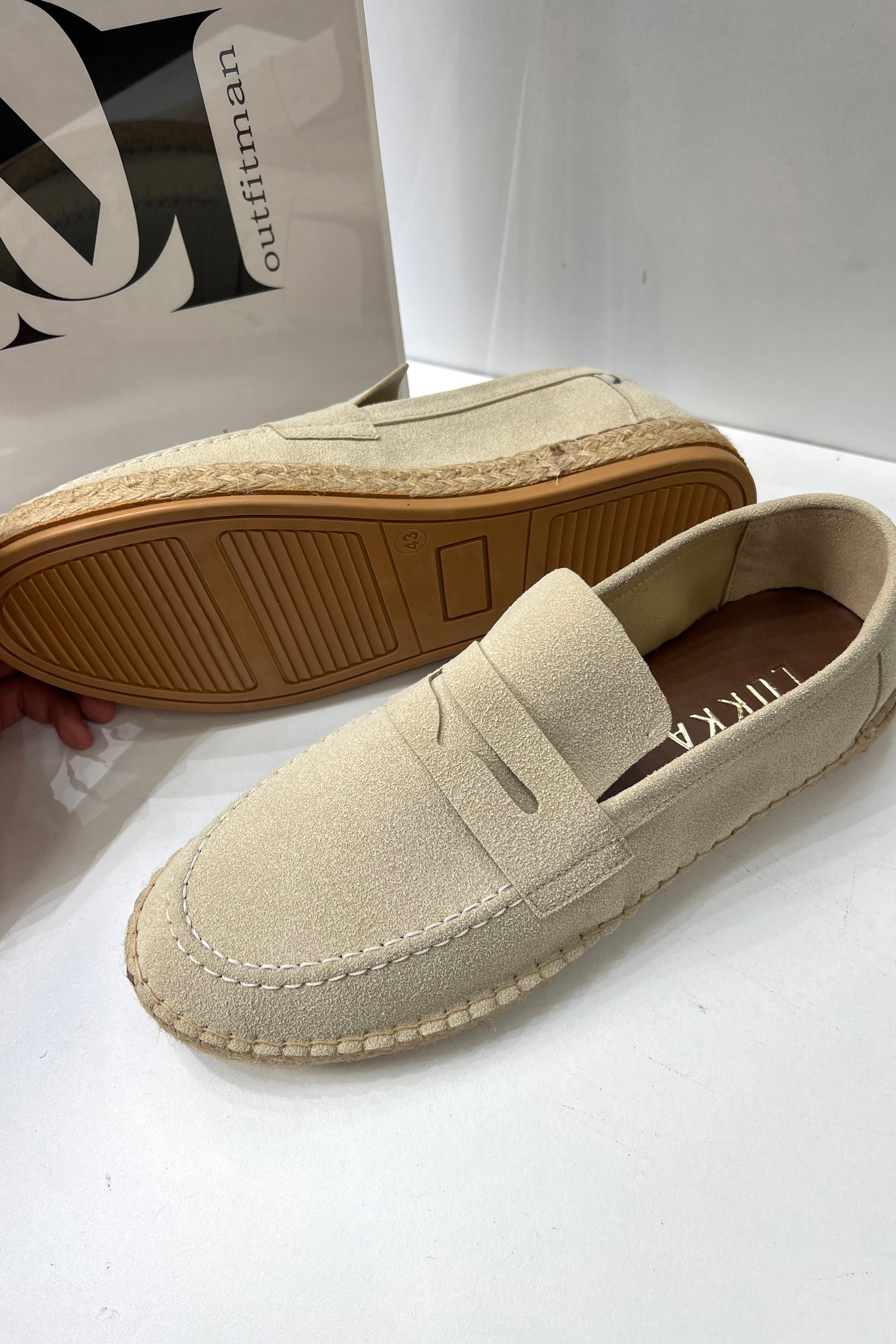 Klasik Espadril Ayakkabı Bej