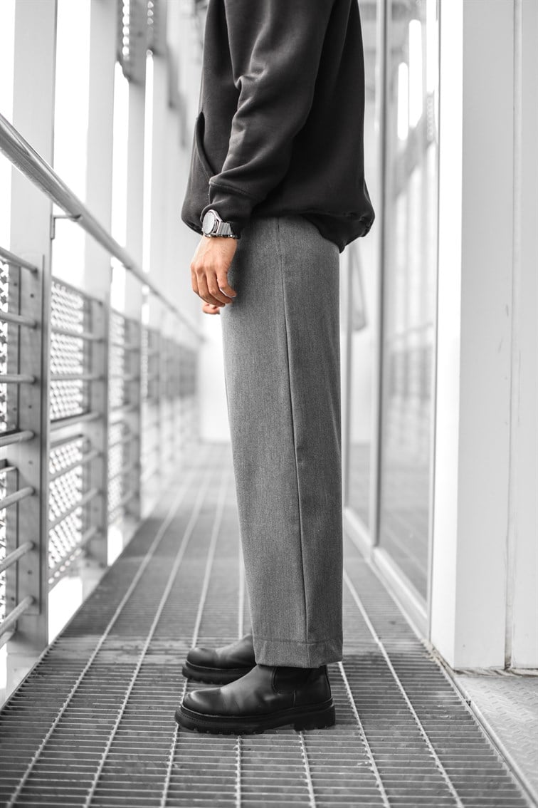 Klasik Kumaş Loose Pantolon