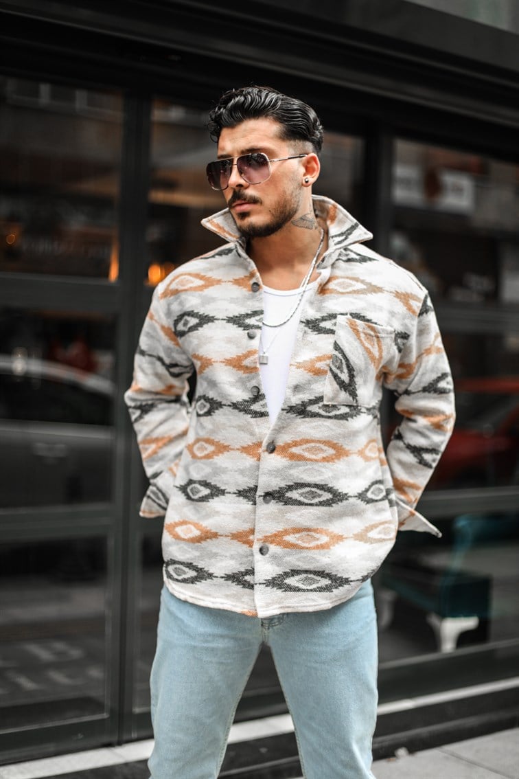 Klon Detaylı Oduncu Oversize Gömlek