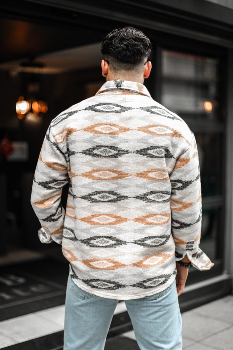 Klon Detaylı Oduncu Oversize Gömlek