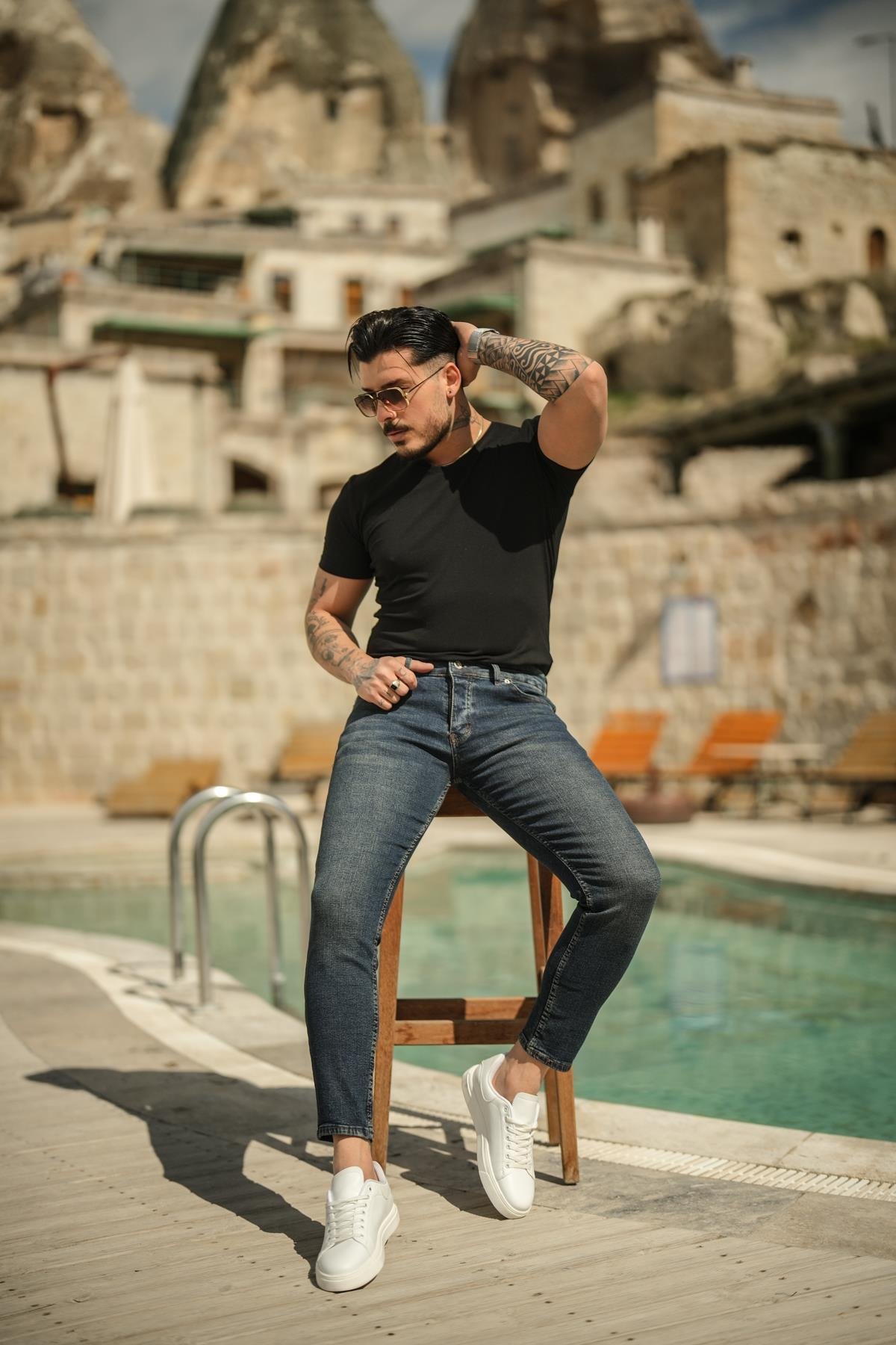 Koyu Mavi Skinny Jean Koyu Mavi