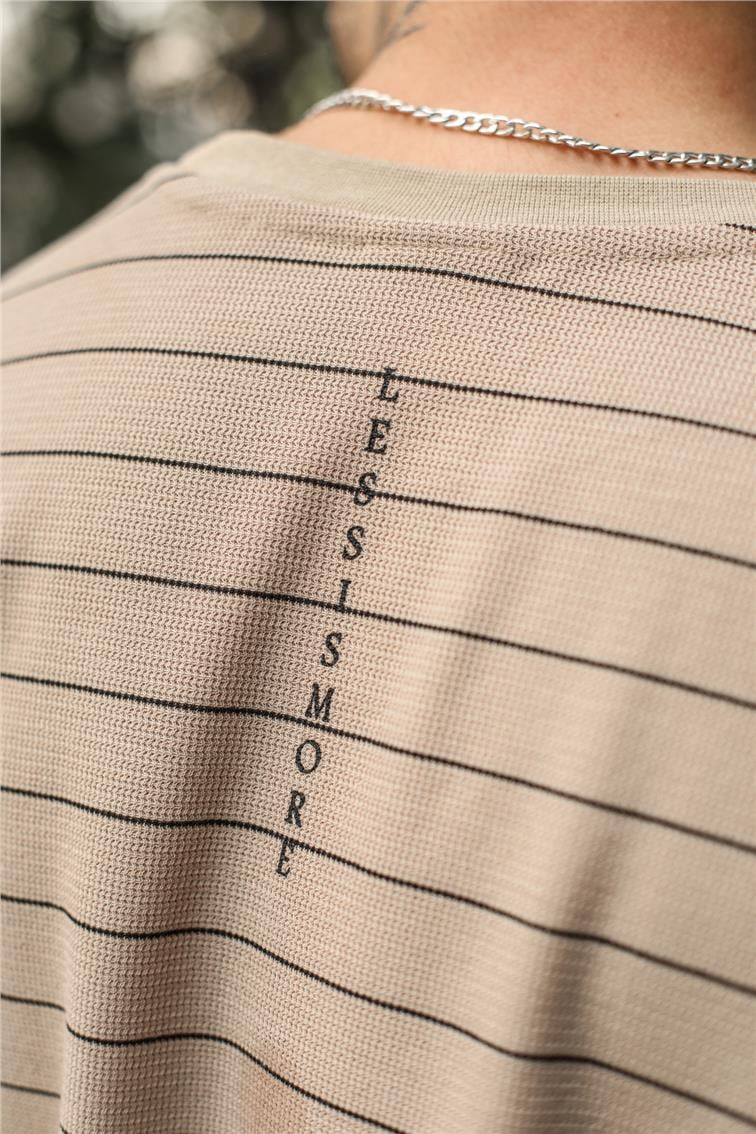 LESSİSMORE Oversize T-Shirt Kahve