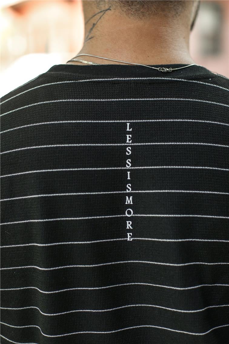 LESSİSMORE Oversize T-Shirt Siyah