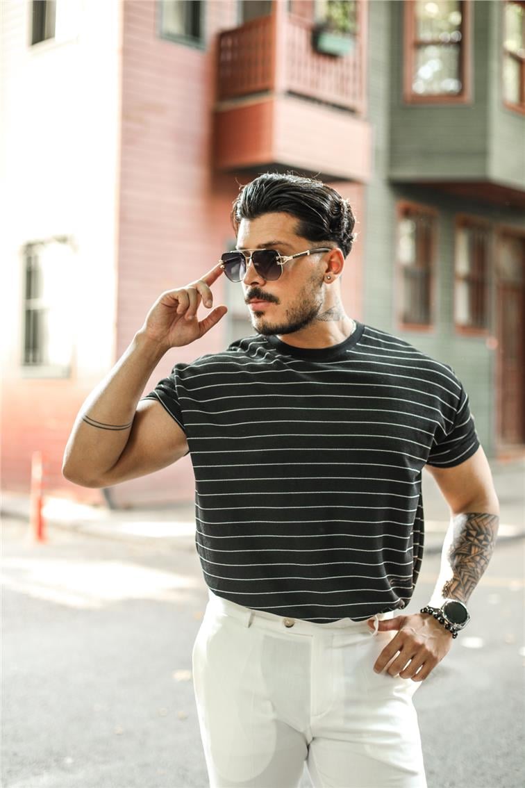 LESSİSMORE Oversize T-Shirt Siyah