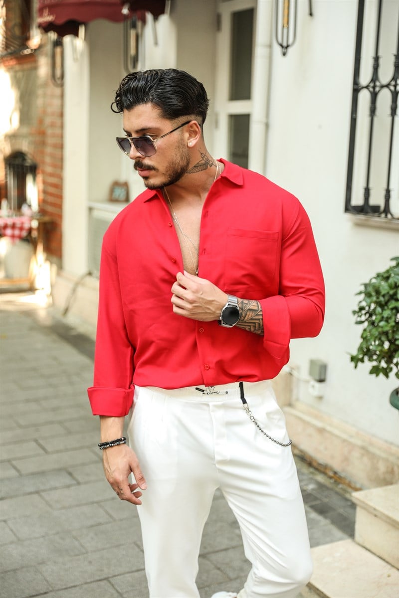 Liyosel Pamuklu Oversize Gömlek
