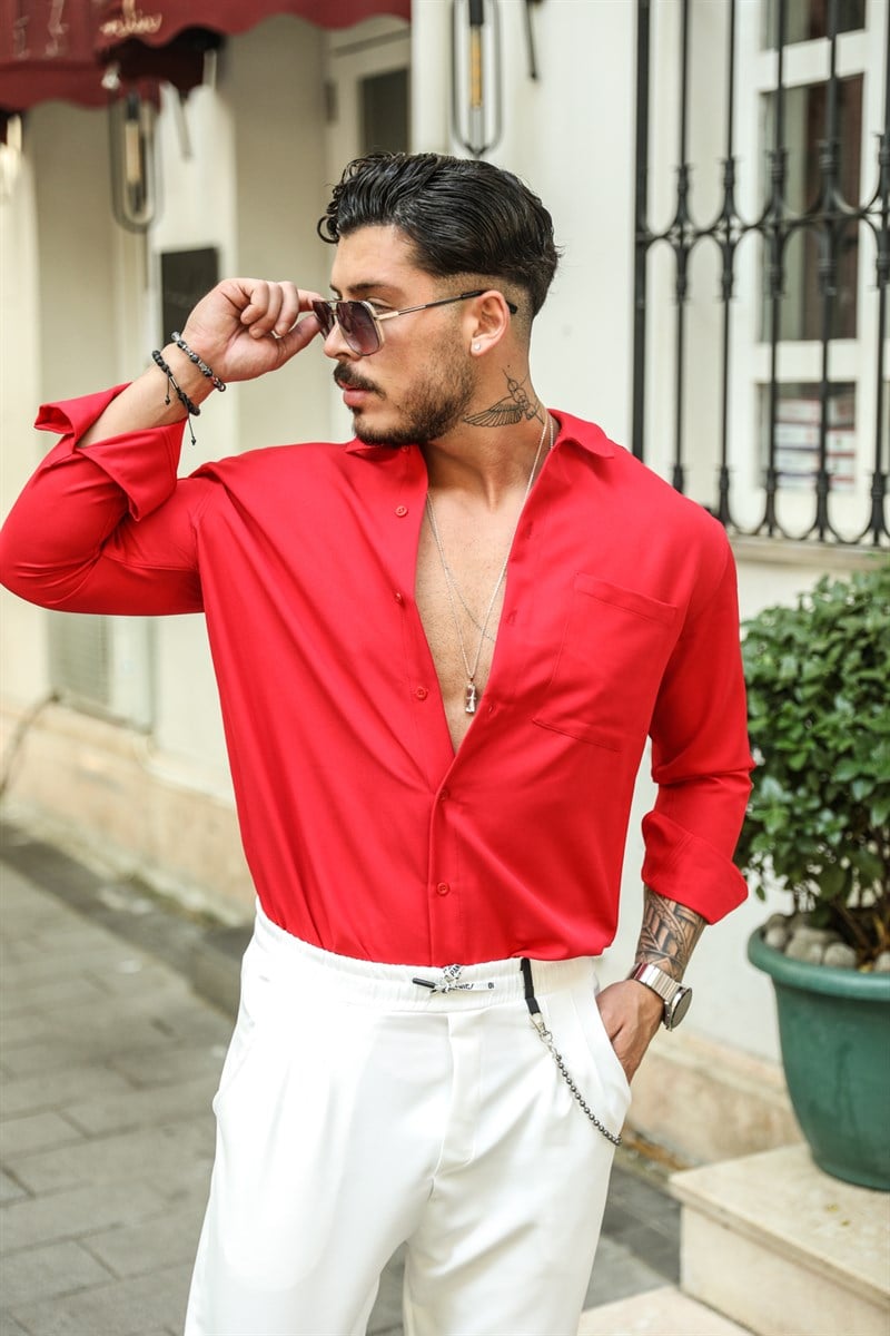 Liyosel Pamuklu Oversize Gömlek
