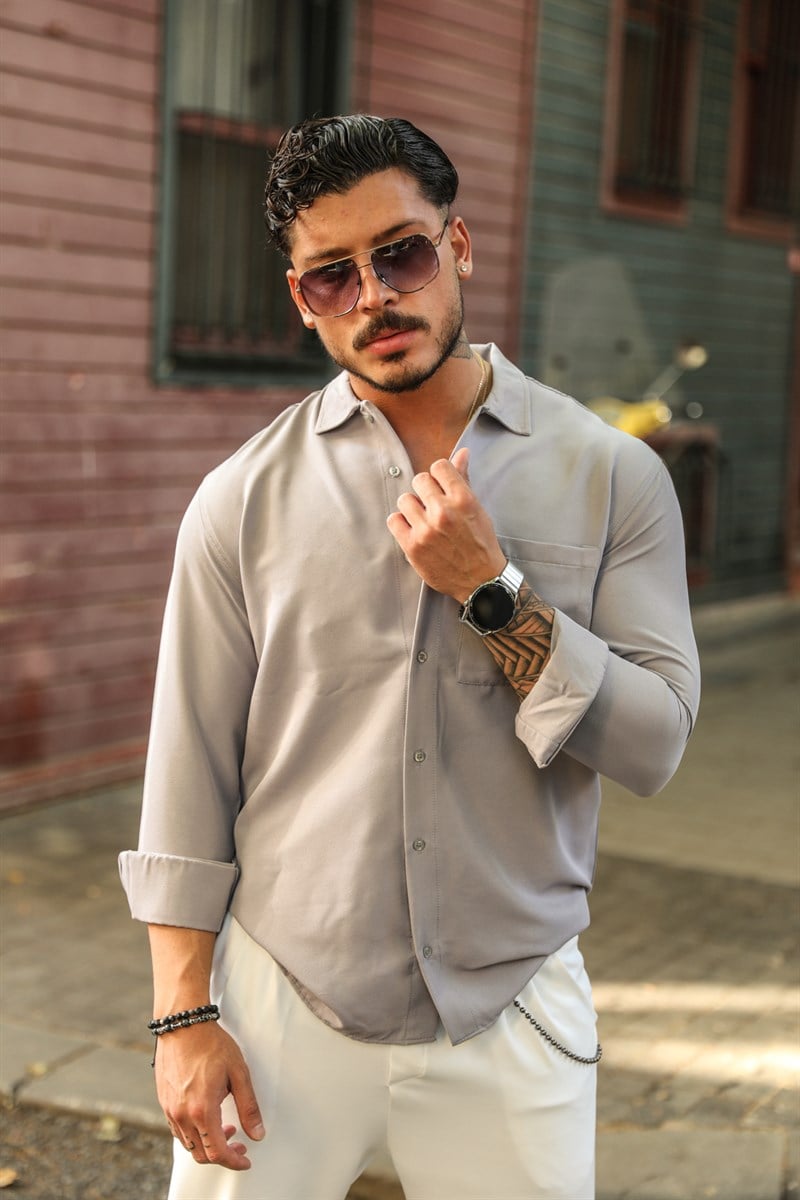 Liyosel Pamuklu Oversize Gömlek