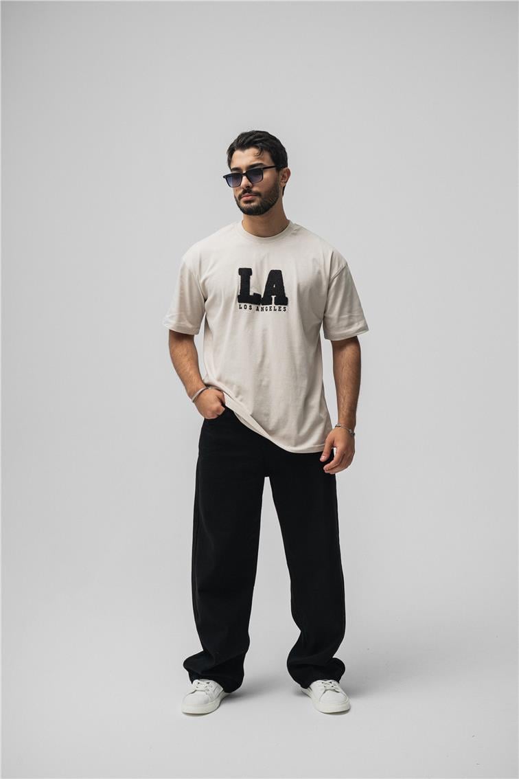 LosAngeles Oversize T-Shirt Bej
